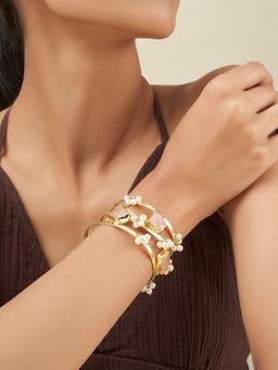 Teejh - Amiraani Purple Natural Stone Bracelet