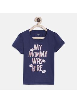 MINI KLUB - Kids Girls Navy Knit Top