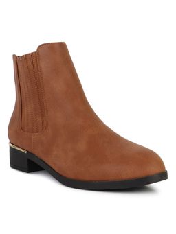 London Rag - Solid Tan Chelsea Boots