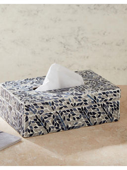 Fabindia - Blue Coromandel Mosaic Tissue Box