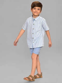 Mi Arcus - Cotton Half Sleeve Shirt with Shorts for Boys (Set of 2)