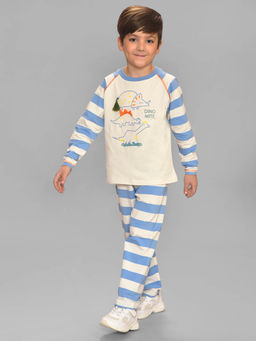 Mi Arcus - Cotton Printed T-Shirt with Pyjama for Kids (Set of 2)