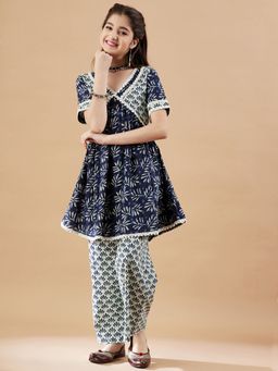 Cherry & Jerry - Girls Printed Kurta and Palazzo (Set of 2)