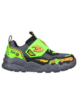 SKECHERS - Boys Adventure Track-Sound Blaster Grey Casual LED Shoes