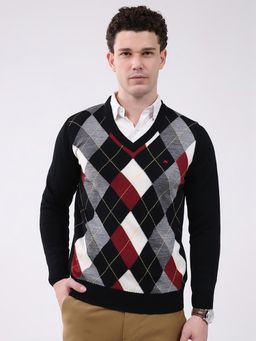 Monte Carlo - Black Full Sleeve Pullover Sweater