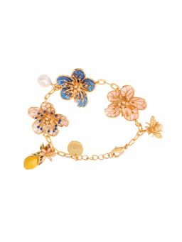 AZGA - White Oona Lemon Flower Bracelet