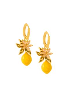 AZGA - Yellow Lemon Earrings