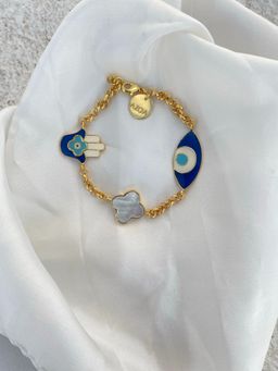 AZGA - Blue Nazar Charm Bracelet