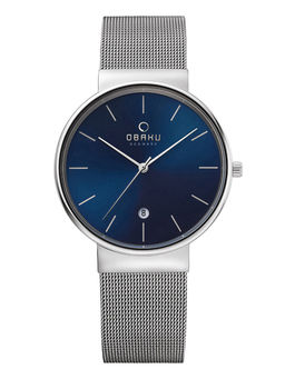 Obaku - Klar Cyan V153GDCLMC Blue Dial Quartz Watch For Men