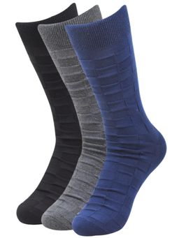 Balenzia - Men Patterned Socks - Multi-Color (Pack of 3)