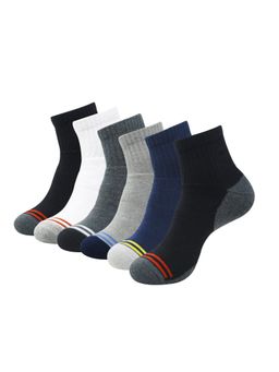 Balenzia - Men Ankle-Length Sports Socks - Multi-Color (Pack of 6)