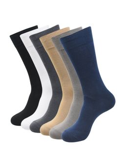 Balenzia - Men Calf-Length Socks - Multi-Color (Pack of 6)