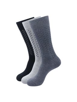Balenzia - Men Assorted Calf-Length Socks - Multi-Color (Pack of 3)