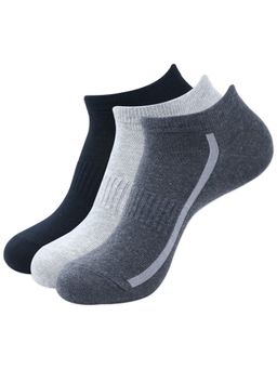 Balenzia - Men Assorted Ankle-Length Socks - Multi-Color (Pack of 3)