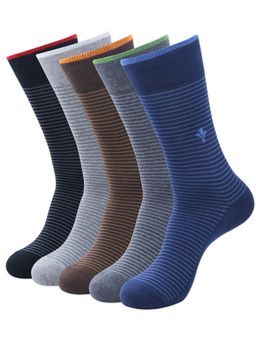 Balenzia - Men Assorted Calf-Length Socks - Multi-Color (Pack of 5)