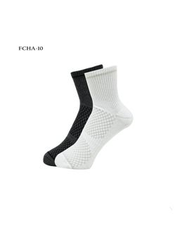 Balenzia - Men Cushioned High Ankle Sports Socks - Multi-Color (Pack of 2)