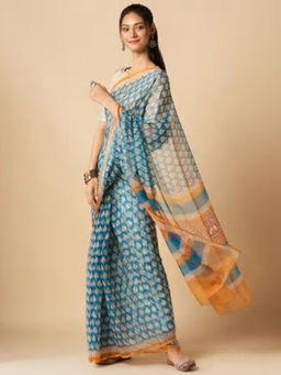 Fabindia - Cotton Silk Kota Printed Sari