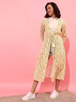 STREET 9 - Printed Shrug Yellow
