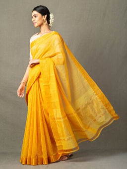 Fabindia - Cotton Mangalgiri Woven Sari