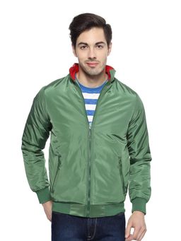 Allen Solly - Men Green Solid Full Sleeves Jacket