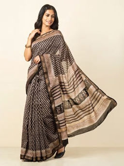 Fabindia - Cotton Silk Printed Sari