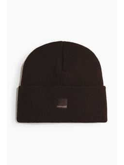 H&M - Men Brown Rib-Knit Beanie