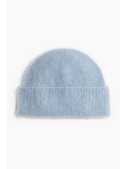 H&M - Women Blue Rib-Knit Wool Beanie