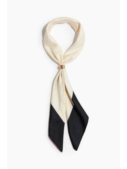 H&M - Women White Metal-Detail Neck Scarf
