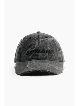 H&M - Men Grey Embroidered-motif cap