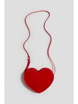 H&M - Girls Red Heart-shaped crossbody bag