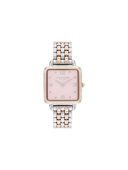 Coach - Women Cass Pink Square Dial Analog Watch - 14504497 (M)