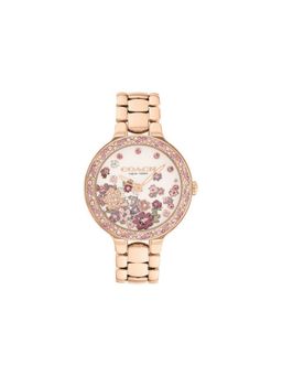 Coach - Women Chelsea Pink Round Dial Analog Watch - 14504498 (M)