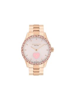 Coach - Women Brooks Pink Round Dial Analog Watch - 14504523 (M)