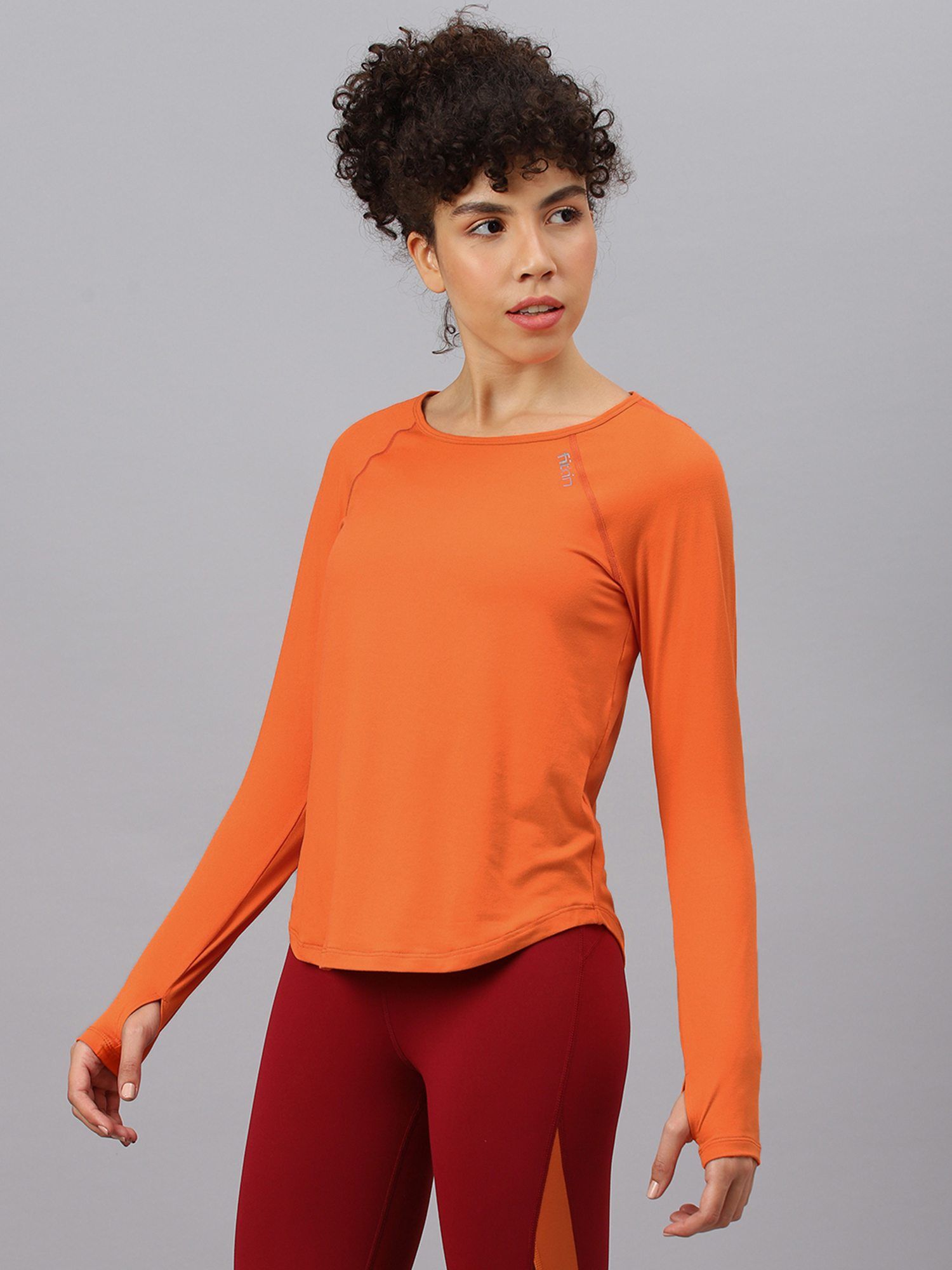 laser orange shirt women's