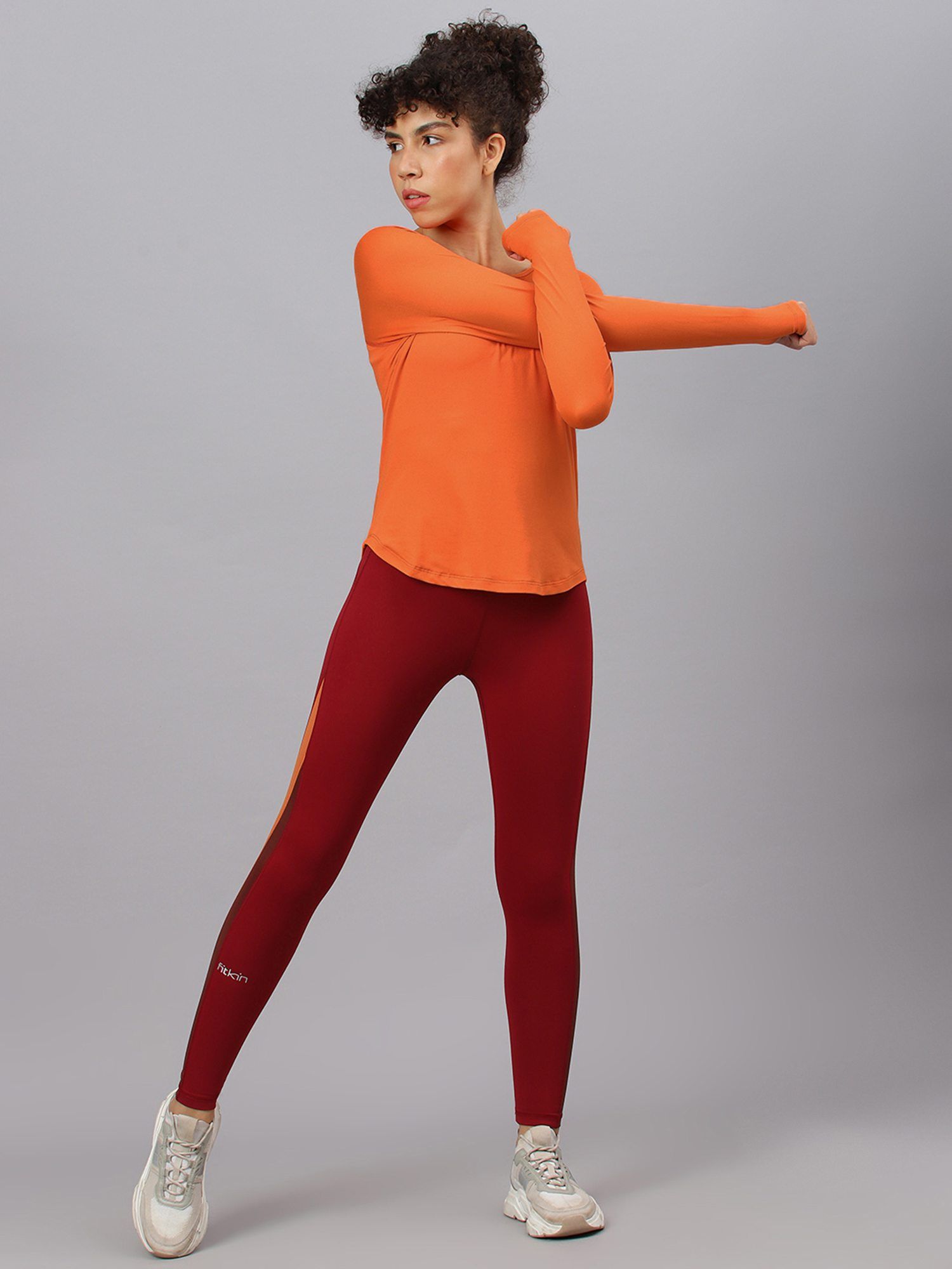 laser orange shirt women's