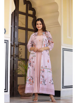 CUSTARD - Pink Maxi Shrug