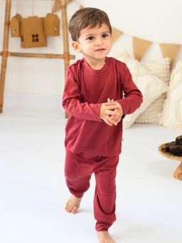Cocoon Care - Red Bamboo T-Shirt with Pyjama