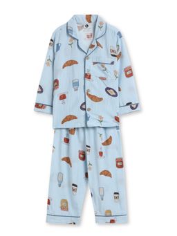 Cocoon Care - Blue Bamboo Shirt with Pyjama