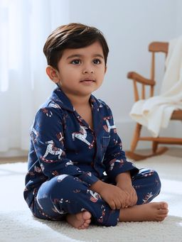 Cocoon Care - Blue Bamboo Shirt with Pyjama