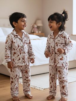 Cocoon Care - White Muslin Shirt with Pyjama