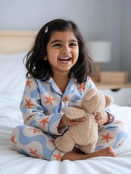 Cocoon Care - Multi-Color Muslin Shirt with Pyjama