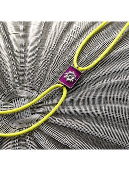 Suhani Pittie - Round Cord Silver Neon Purple Bracelet Rakhi