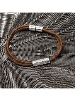 Suhani Pittie - Magnetic Cord Bracelet Reusable Brown Rakhi