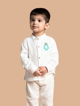 Kids of Greendeer - Sloop Full Sleeve Shirt Crème