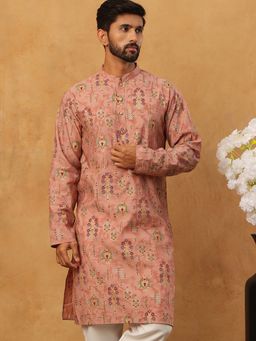 Jompers - Traditional Foil Printed Kurta for Men