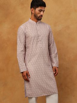 Jompers - Cotton Blend Embroidered Kurta
