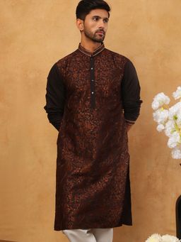 Jompers - Men’s Silk Blend Embroidered Kurta