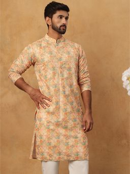 Jompers - Festive Cotton Blend Yellow Kurta