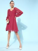 Burgundy color option, Currently selected