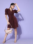 Burgundy color option, Currently selected